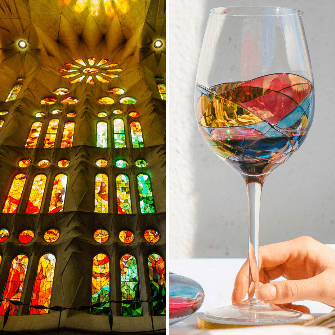 Sagrada Stemless Wine by Cornet Barcelona Cry