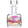 Cornet Barcelona. Luxury hand-painted whiskey decanter inspired by the designs of Antoni Gaudi and Sagrada Familia. White background